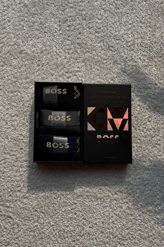 شورت مردانه باکسر BOSS پک سه عددی