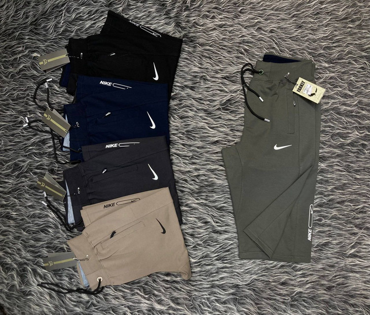 شلوارک بلند پایین زانو پارچه نخ پنبه گلکسی طرح NIKE