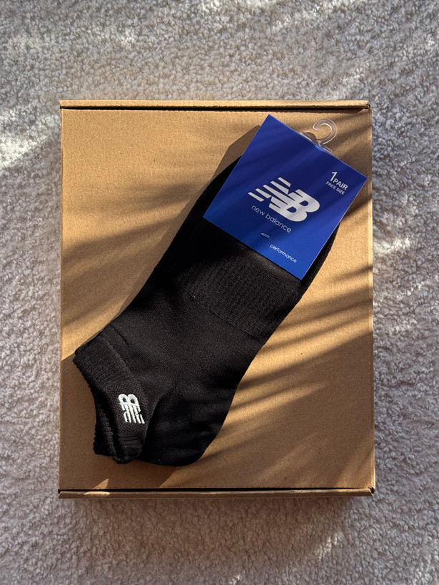 جوراب اسپرت نخ پنبه مچی مردانه گلدوزی New Balance
