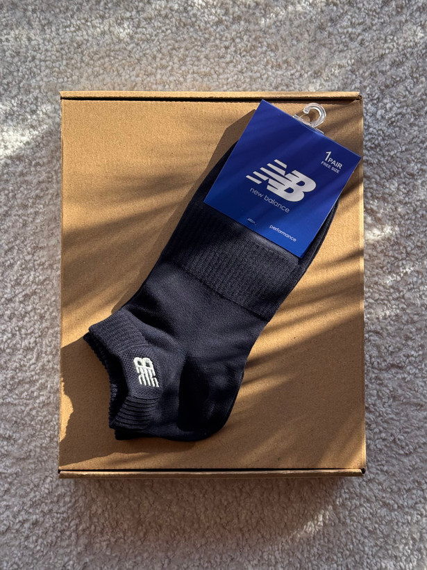 جوراب اسپرت نخ پنبه مچی مردانه گلدوزی New Balance