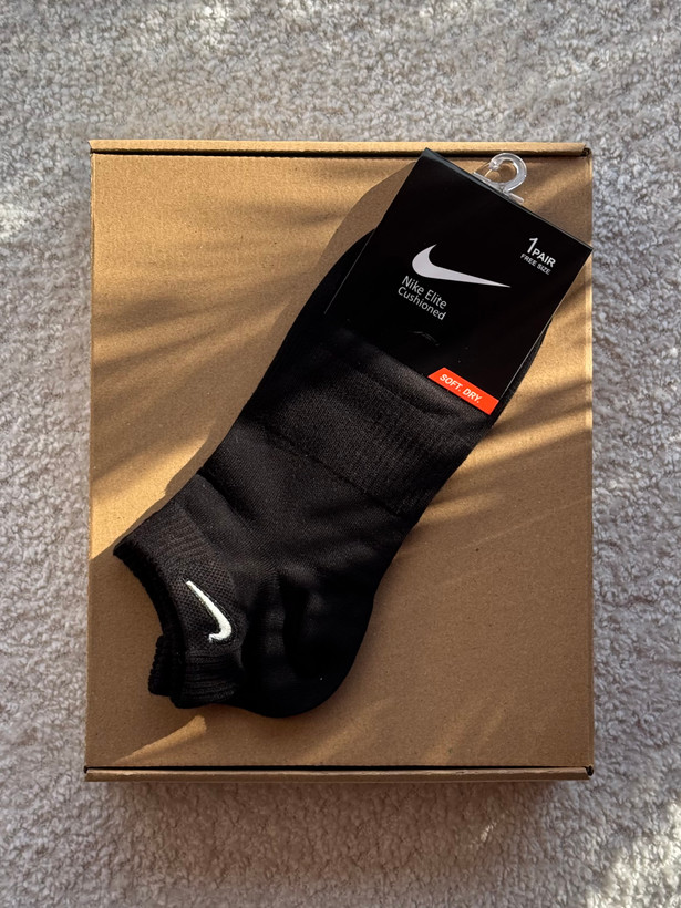 جوراب اسپرت نخ پنبه مچی مردانه گلدوزی Nike