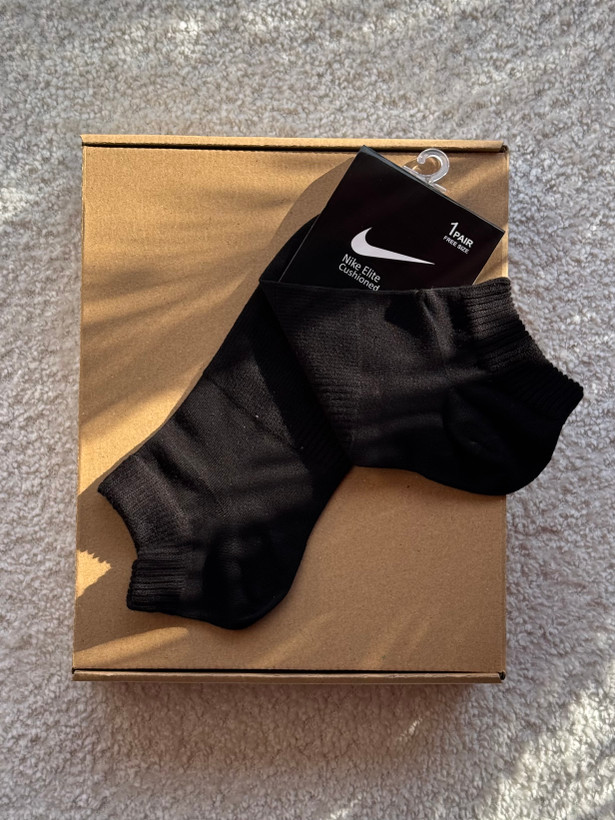 جوراب اسپرت نخ پنبه مچی مردانه گلدوزی Nike