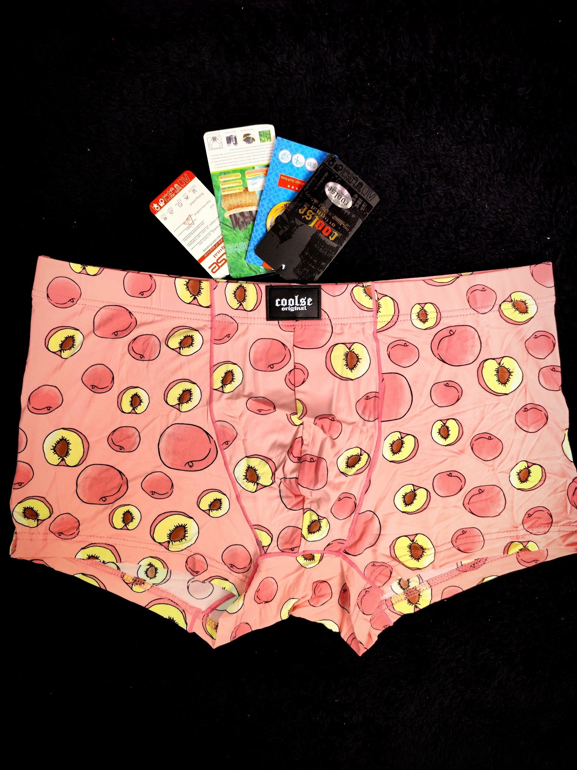 شورت مردانه کولسی پادار Pink Peach