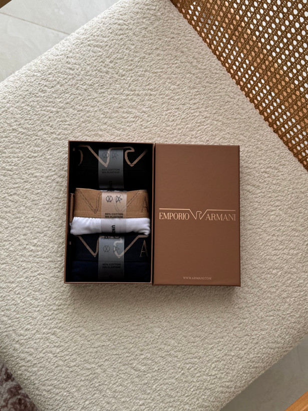 شورت مردانه باکسر Emporio Armani پک سه تایی