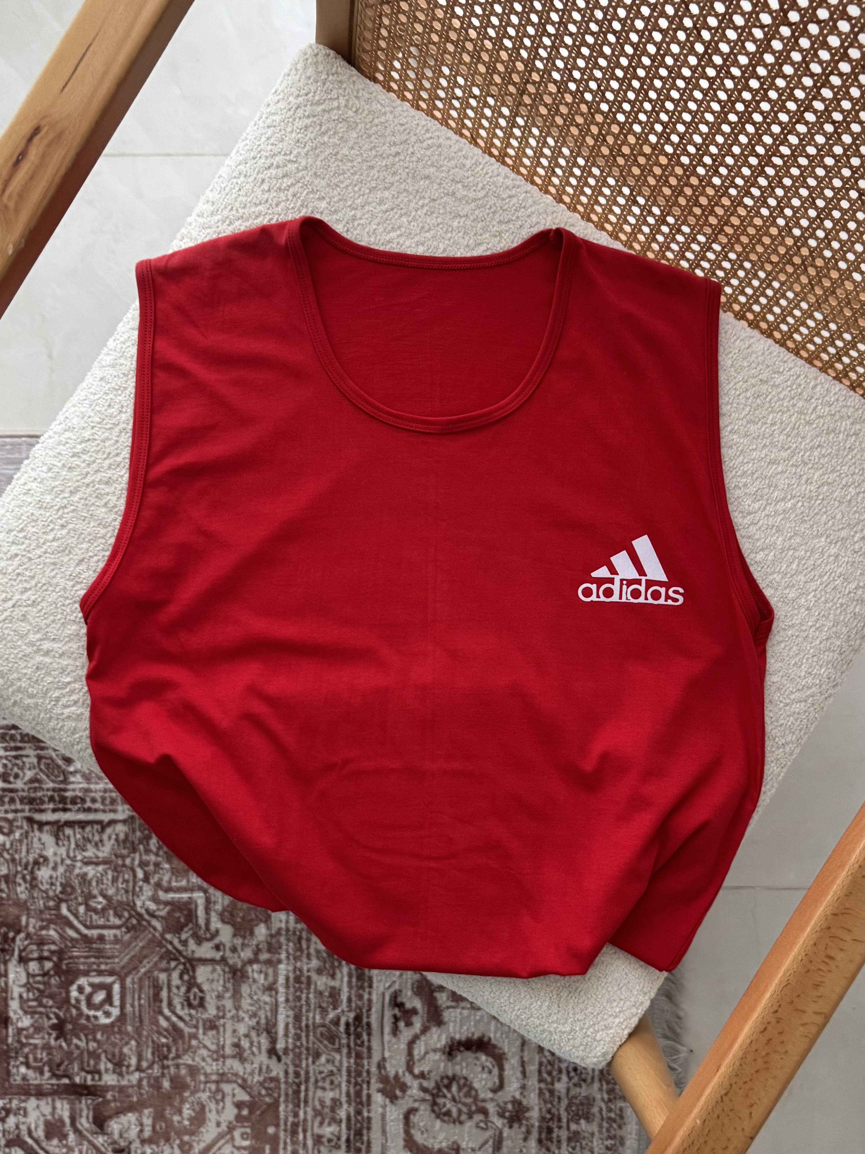 تاپ نخی مردانه Adidas