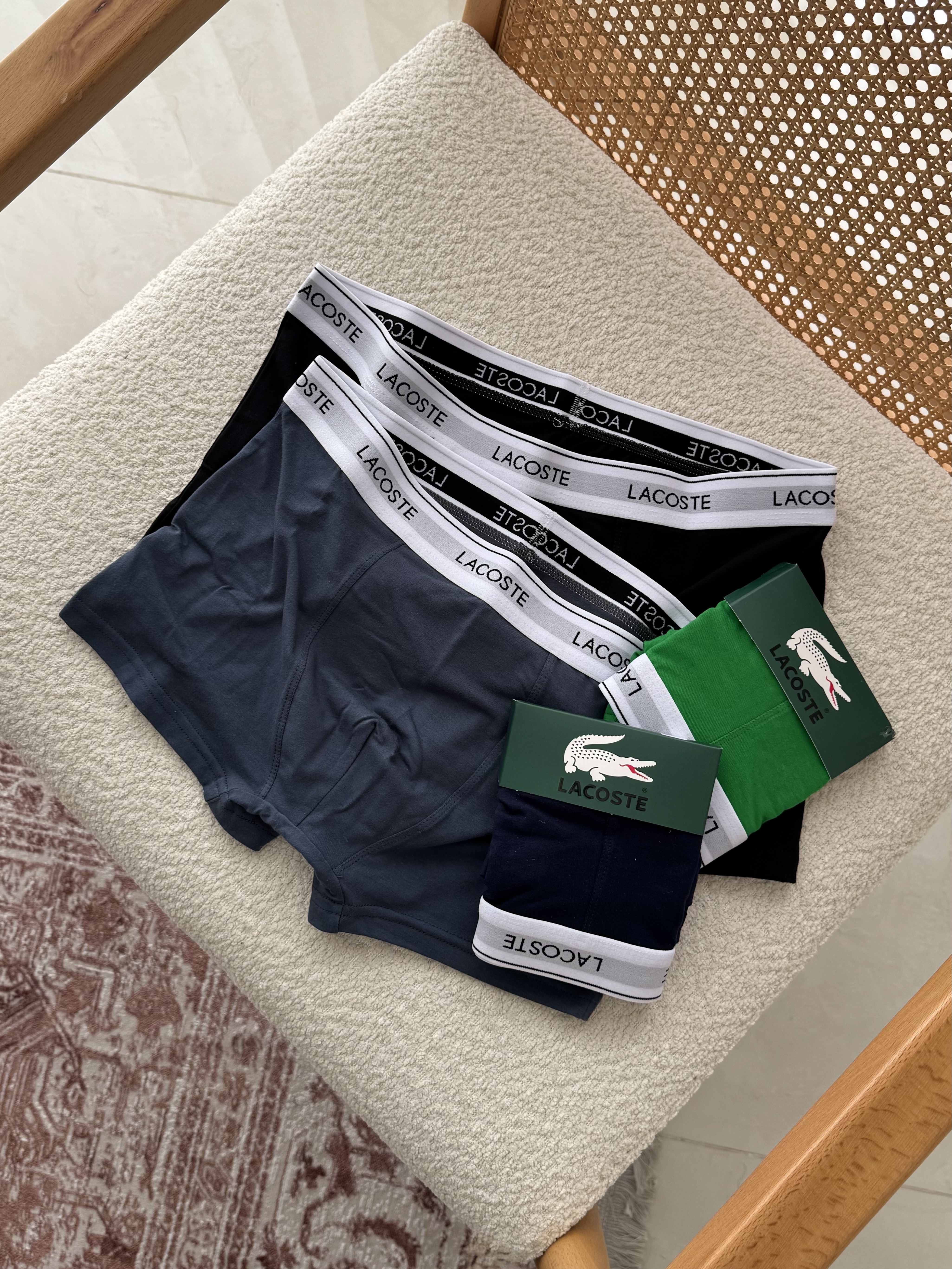 شورت مردانه پادار Lacoste